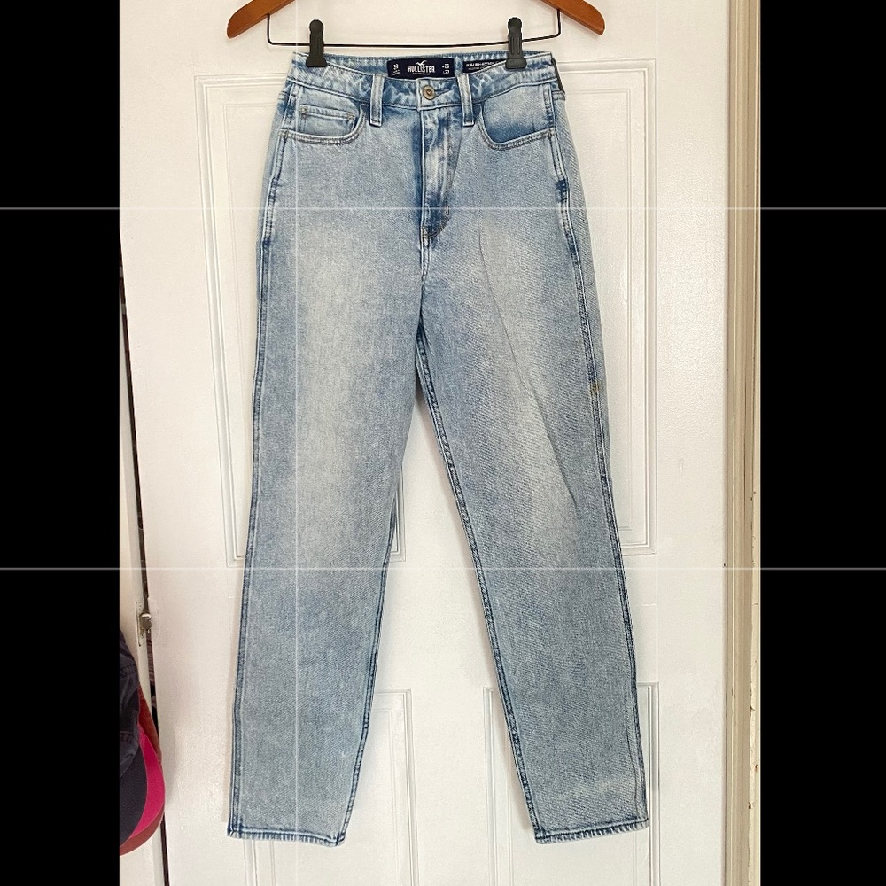 hollister mom jeans